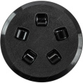 Смотровой лючок 110 мм черный CAN-SB (SP2513)